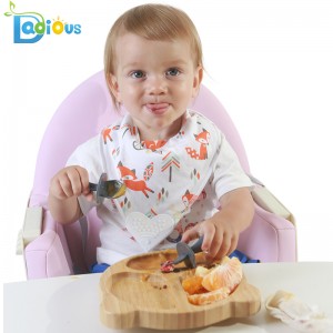 Bedst sælger Første Selvfødende Babyudstyr Kort Toddler Spoon Food Class PP skeer og gafler til babytræning